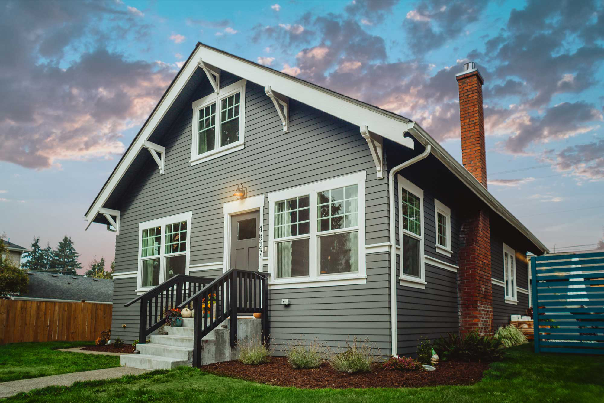 exterior of cottage house